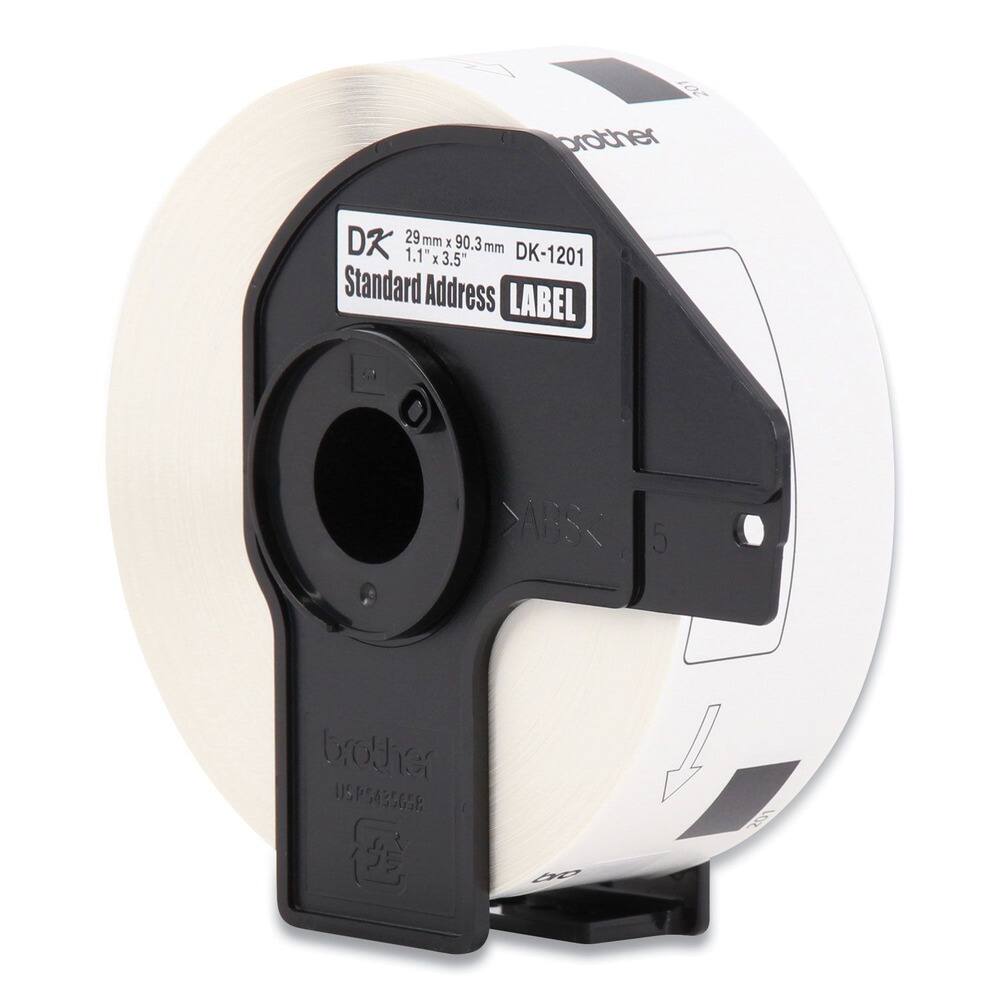 DK-1201  
29 mm x 90.3 mm  
1.1" x 3.5"  
Standard Address LABEL  
brother  
USP5425658