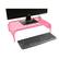 Angle. Mind Reader - Mesh Monitor Stand - Pink.