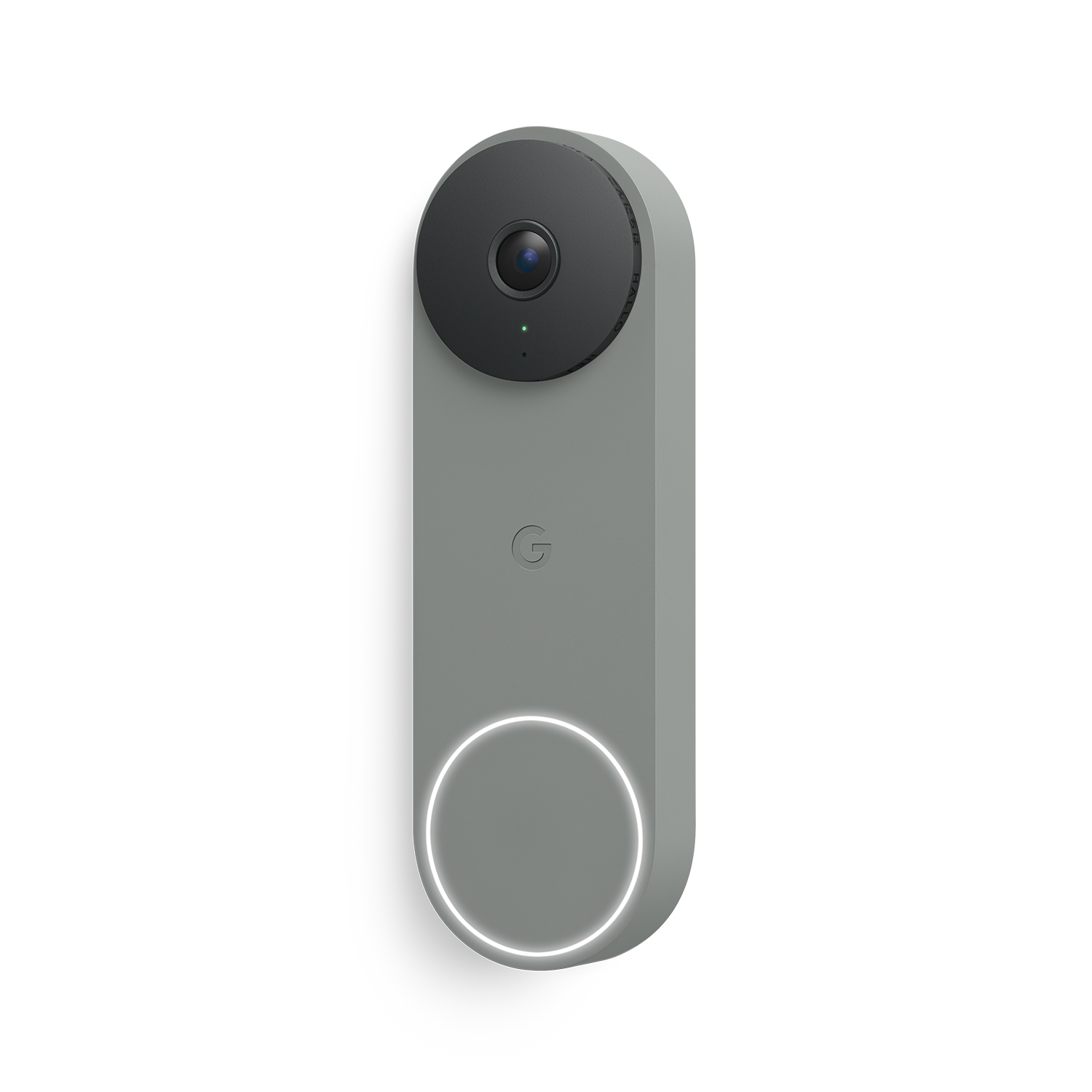 Alt View 2. Google - Nest Doorbell (wired, 3rd gen) - Latest Model - 2K Video and Gemini - Hazel.