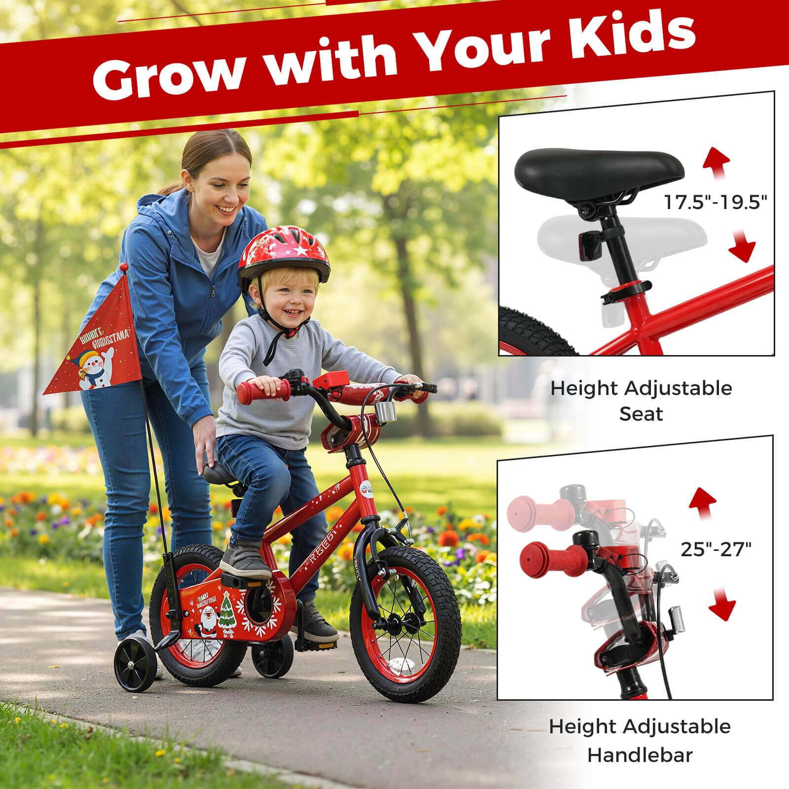 Grow with Your Kids

Height Adjustable Seat
17.5"-19.5"

Height Adjustable Handlebar
25"-27"