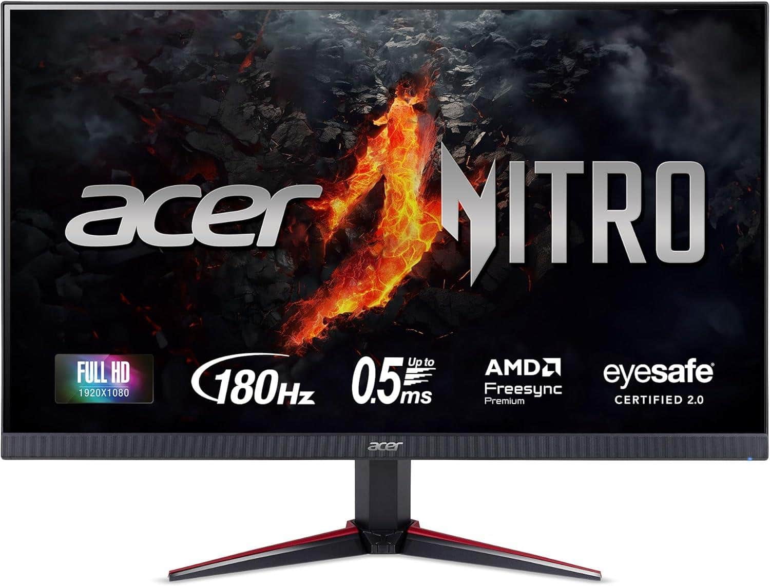 Acer - Refurbished Excellent - Refurbished Nitro VG2 27" LCD Gaming Monitor 160Hz 3840 x 2160 4K UHD 1ms Response Time - Black