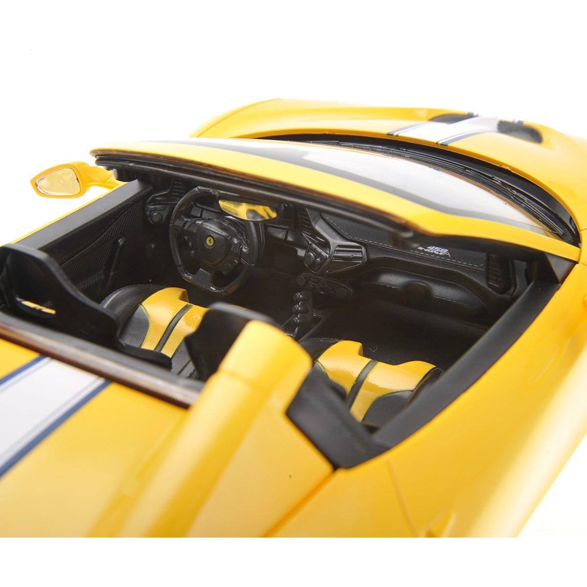 Alt View 6. JuzToys - Remote Control Car, 1:14 RC Car Ferrari 458 Speciale A (Yellow) - Yellow.