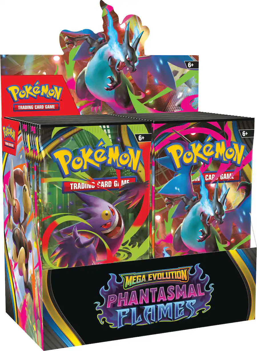 Price History of Pokmon - Trading Card Game: Mega Evolution - Phantasmal Flames Booster Box (36 Packs) from Bestbuy Price History of Pokmon - Trading Card Game: Mega Evolution - Phantasmal Flames Booster Box (36 Packs) from Bestbuy