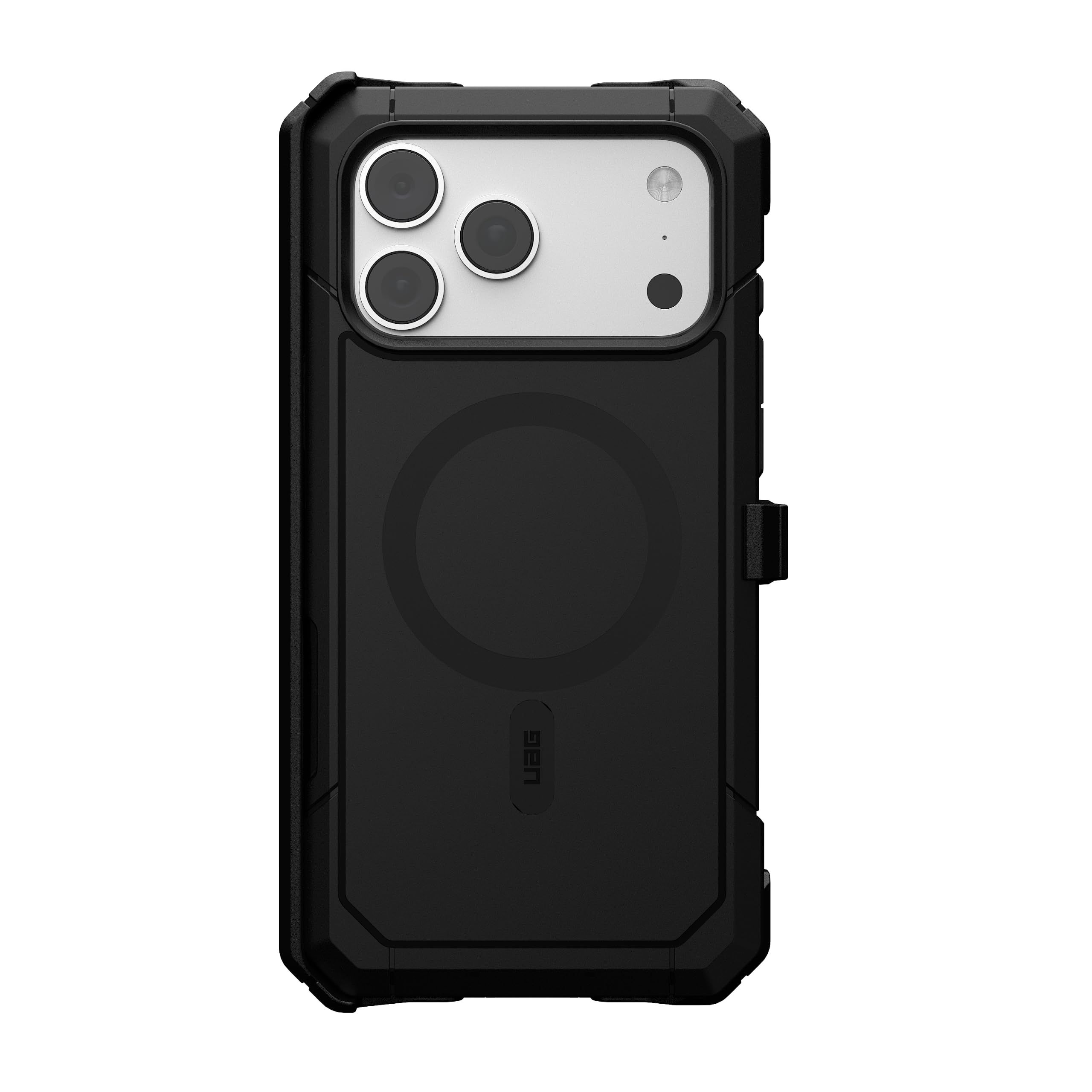Alt View 2. UAG - iPhone 18 Pro Max Case/iPhone 17 Pro Max Case w MagSafe & Holster, 2-Piece Full Body Case with Port Protection, Trooper - Black.