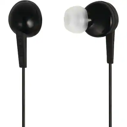 Front. Koss - Koss 187204 KEB6i In-Ear Headphones - Black - Stereo - Wired - Earbud - Binaural - In-ear - Black - Unknown.