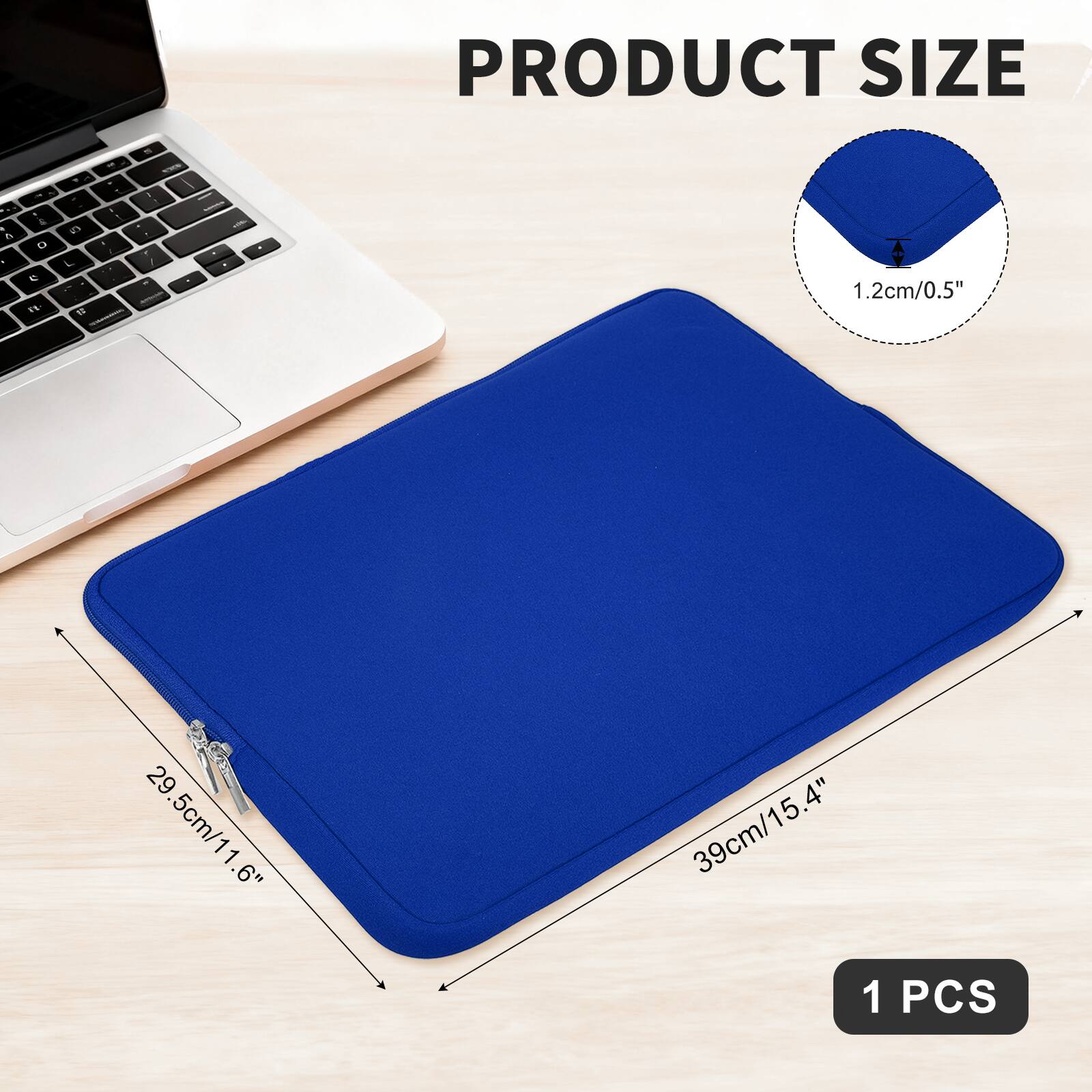 PRODUCT SIZE

1.2cm/0.5"  
29.5cm/11.6"  
39cm/15.4"  

1 PCS