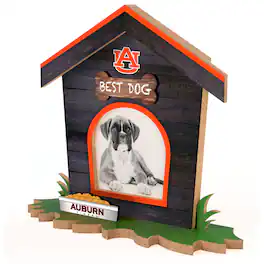 Fan Creations - Auburn Tigers Dog House Photo Frame - Multicolor