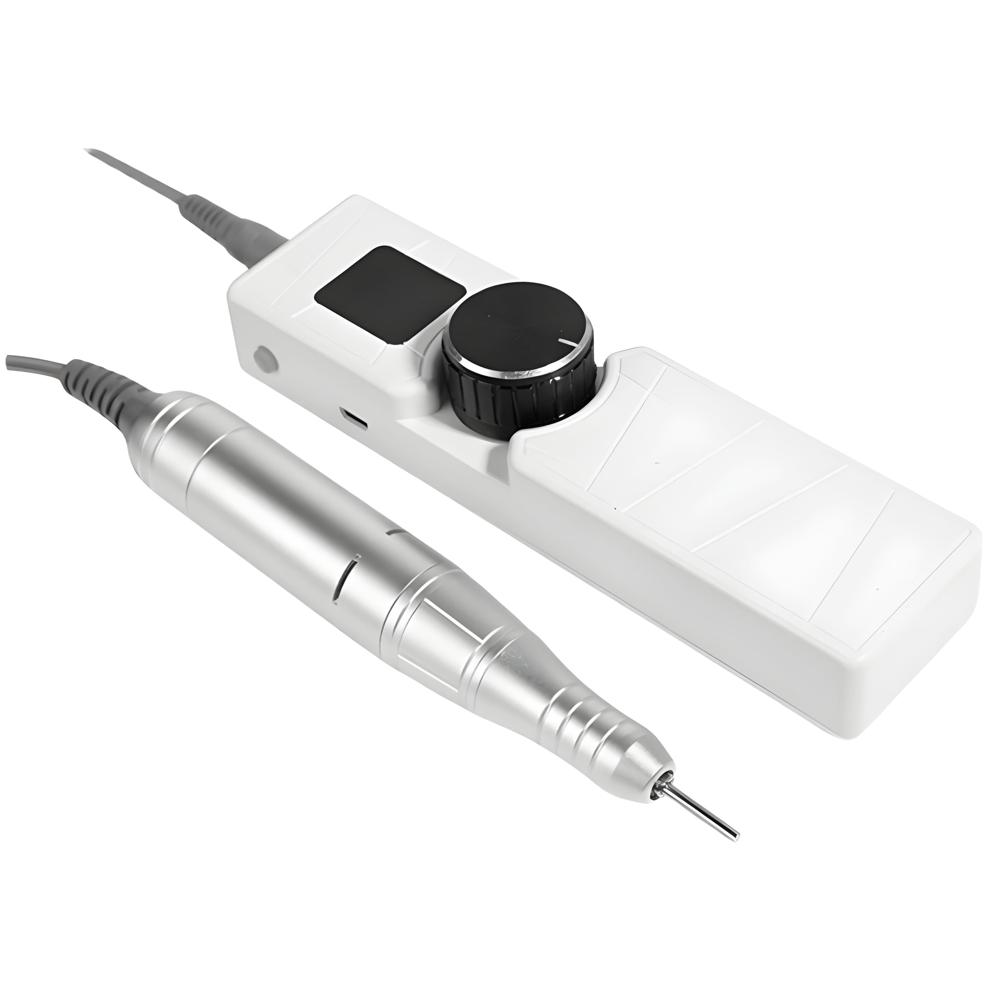 Cluzine - 30000RPM Portable Electric Nail Drill, USB Rechargeable, with LCD Display for Home Manicure