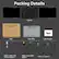 Packing Details
Monitor Portable Tri-Screen Monitor 1m1 S0 SIAA Partaisia n-420 - Linore D
Box Carry Bag User Manual USB-C Cable with USB-A Adapter*1 HDMI - Mini HDMI Cable*1 USB C-C Cable*2