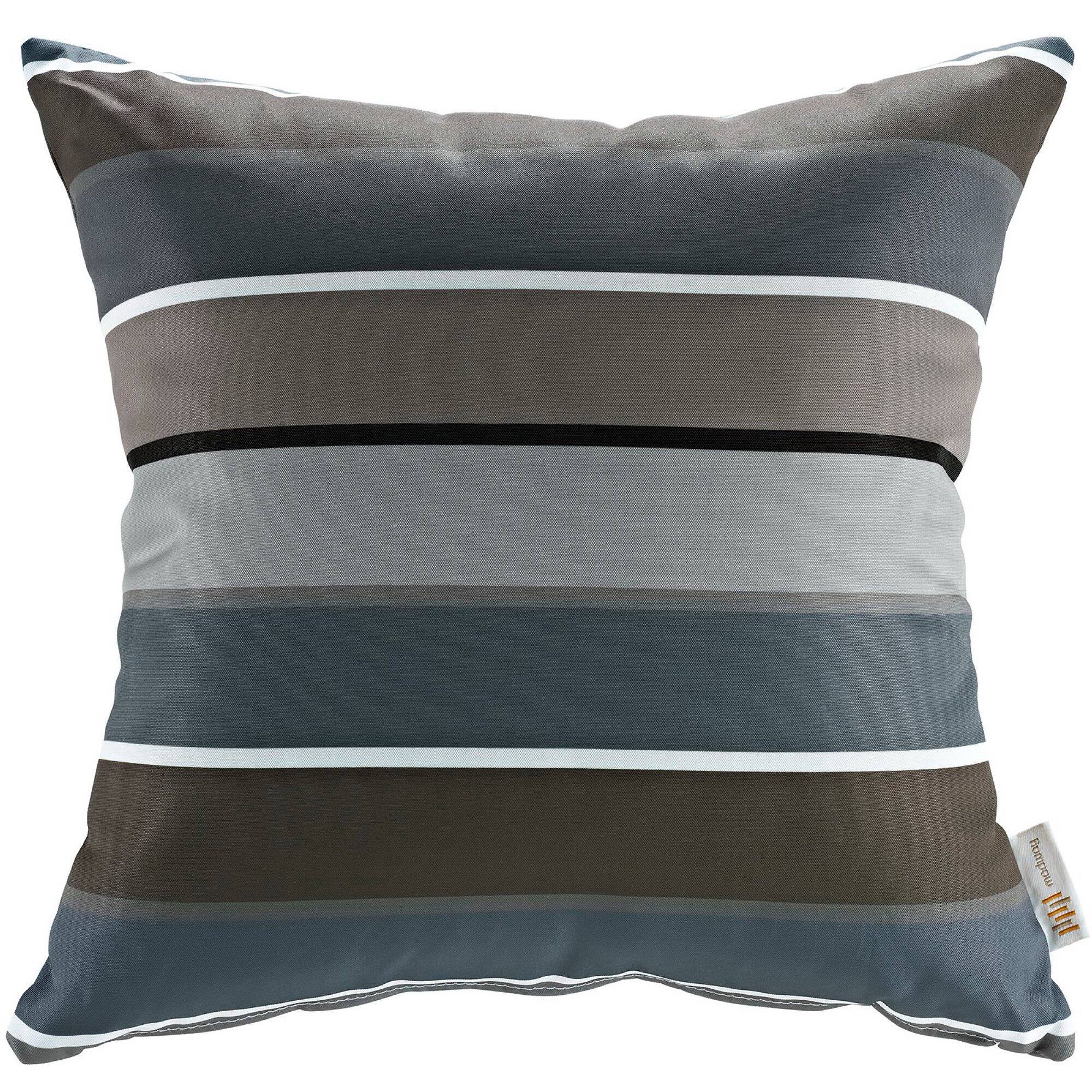 Angle. Modway - Modway 2 Piece Outdoor Patio Pillow Set by Modway - Stripe.