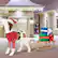 Alt View 11. Costway - Pre-Lit Christmas Dog Sleigh & Gift Boxes Combo Christmas Decoration with 170 Lights - Multicolor.