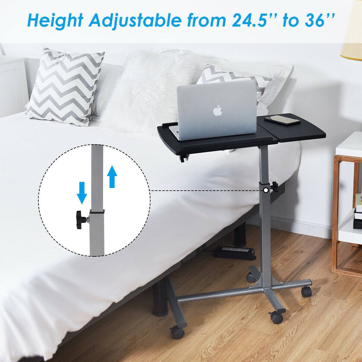 The text on the image reads "Height Adjustable from 24.5" to 36".