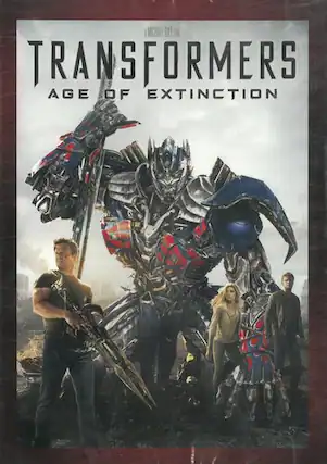 Front. Transformers: Age of Extinction - DVD.