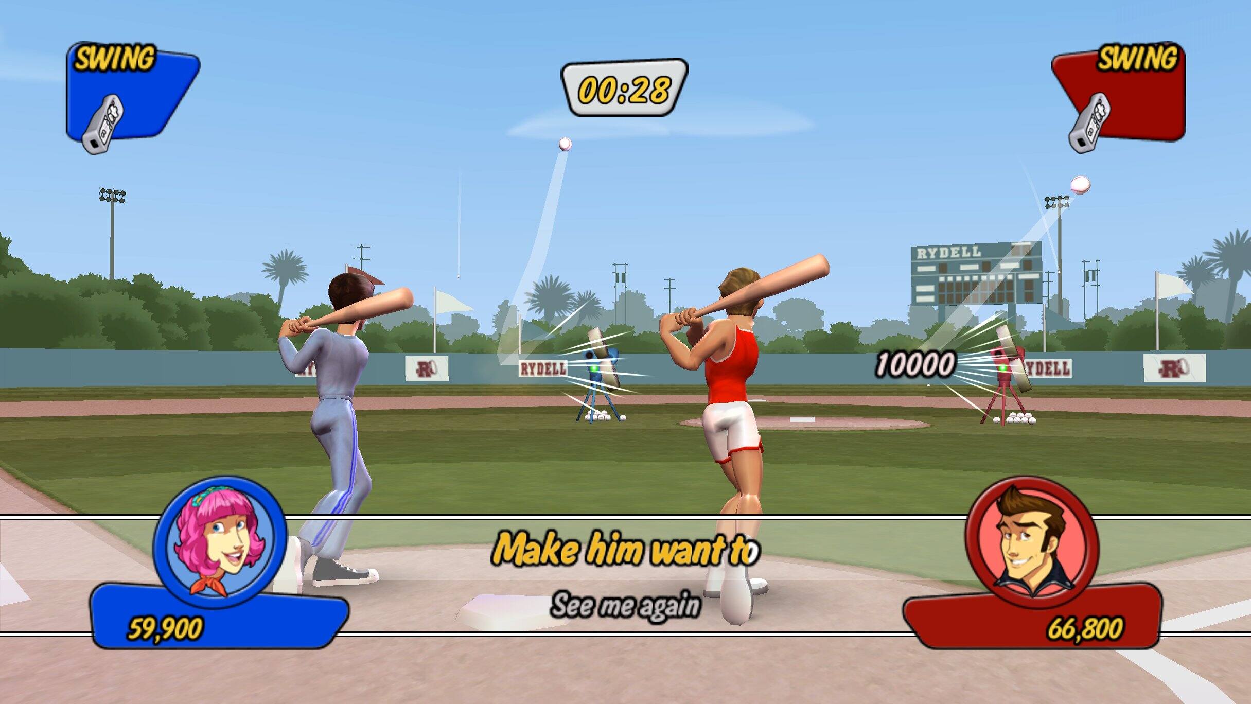 SWING 6  
00:28  
SWING 6  

RYDELL R  
RYDELL 10000  

Make him want to See me again  

59,900  
66,800