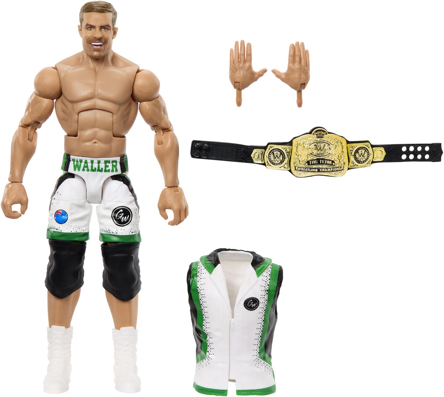 Mattel - Collectible - WWE Elite Collection 6" Grayson Waller Action Figure - COLLECTABLES - Multicolor
