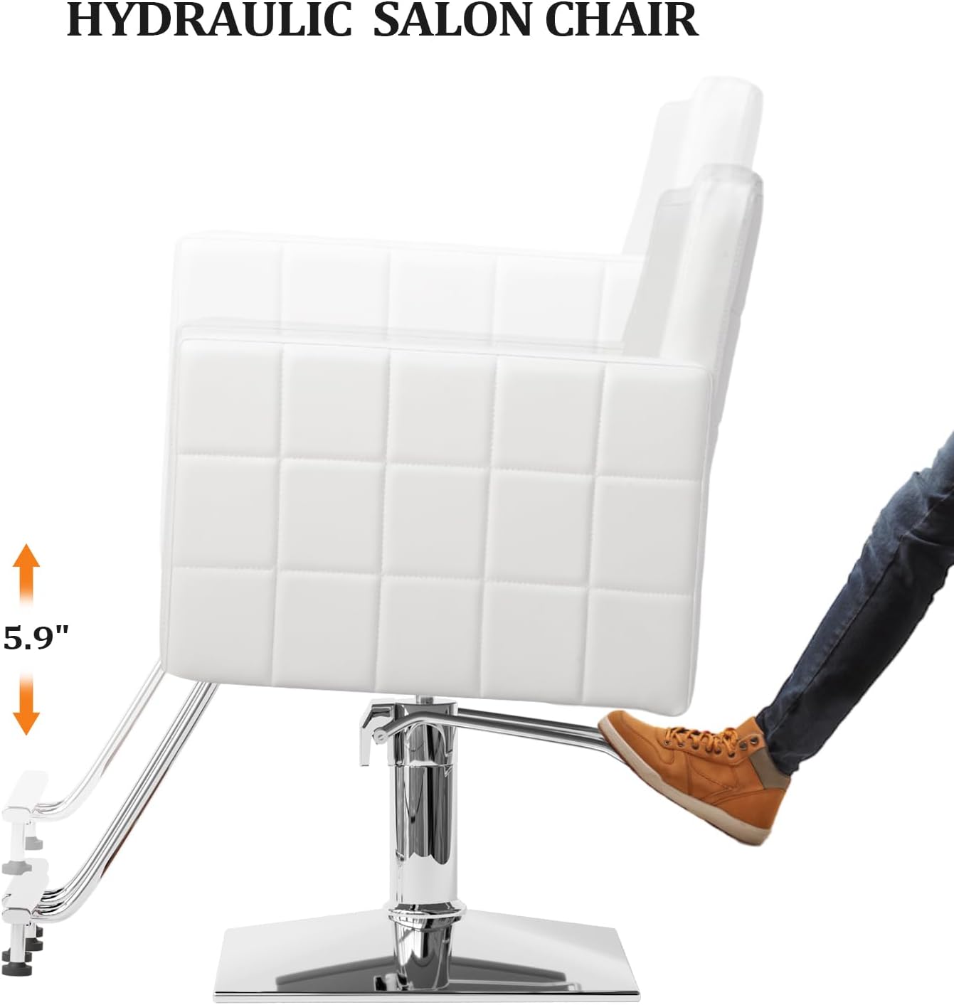 HYDRAULIC SALON CHAIR

5.9"