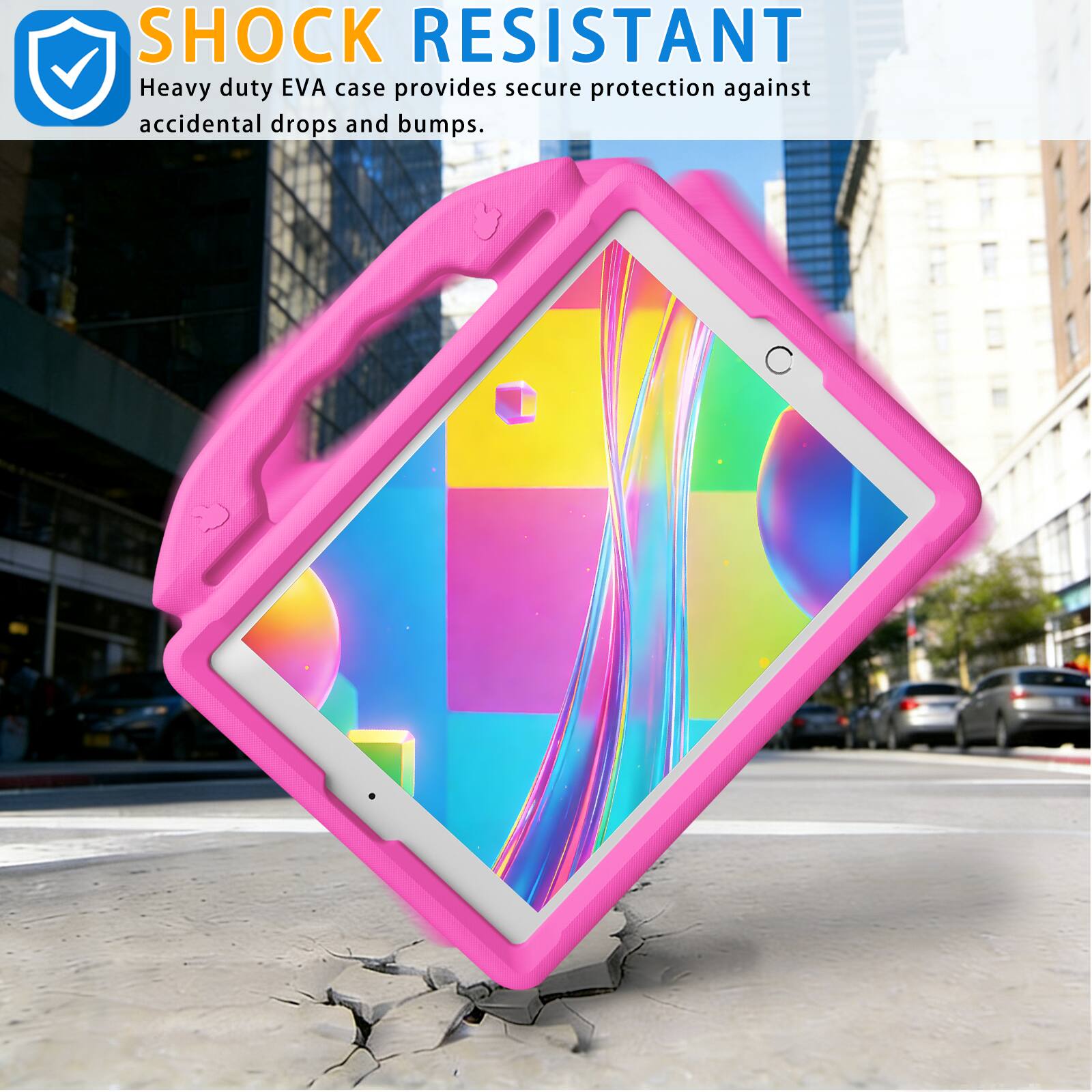 SHOCK RESISTANT  
Heavy duty EVA case provides secure protection against accidental drops and bumps.