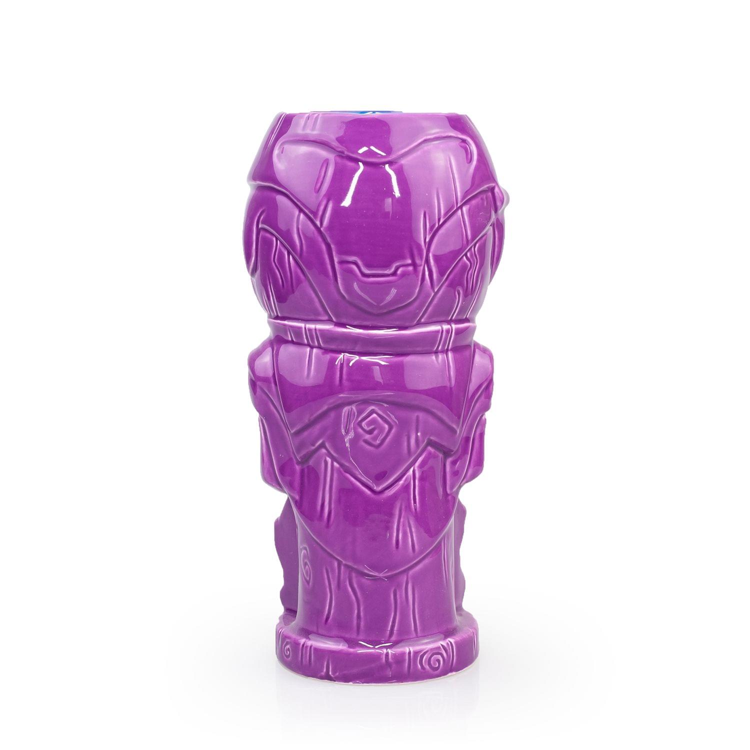 Alt View 10. ThinkGeek - Geeki Tikis Mass Effect Jaal Mug | Crafted Ceramic | Holds 14 Ounces - Purple.