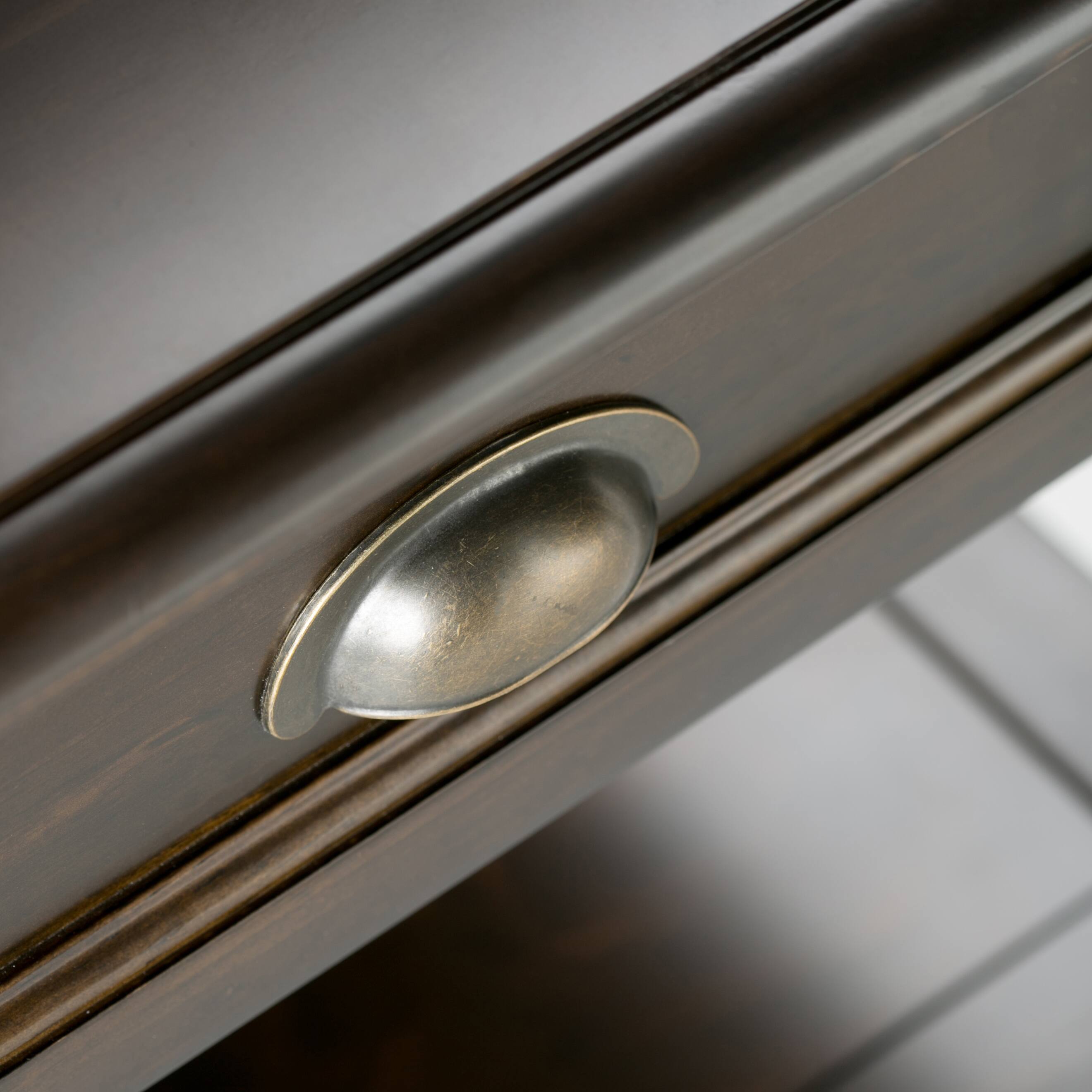 Alt View 17. Simpli Home - Burlington End Table - Mahogany Brown.