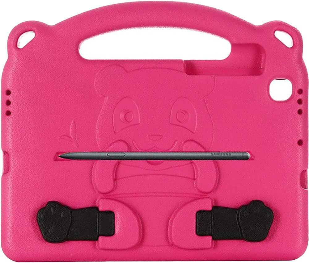 Front Zoom. SaharaCase - Teddy Bear KidProof Case for Samsung Galaxy Tab S6 Lite - Pink.