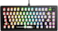 Glorious - GMMK 3 PRO 75% Barebones Wired Mechanical Linear Switch Gaming Keyboard with Hot-swappable Switches - Black - Front_Zoom