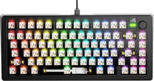 Glorious - GMMK 3 PRO 75% Barebones Wired Mechanical Linear Switch Gaming Keyboard with Hot-swappable Switches - Black