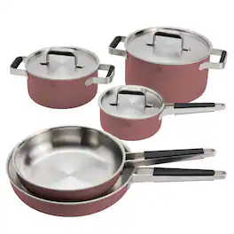 ZWILLING - Pure 8-pc Stainless Steel Cookware Set, Rose - Rose Gold