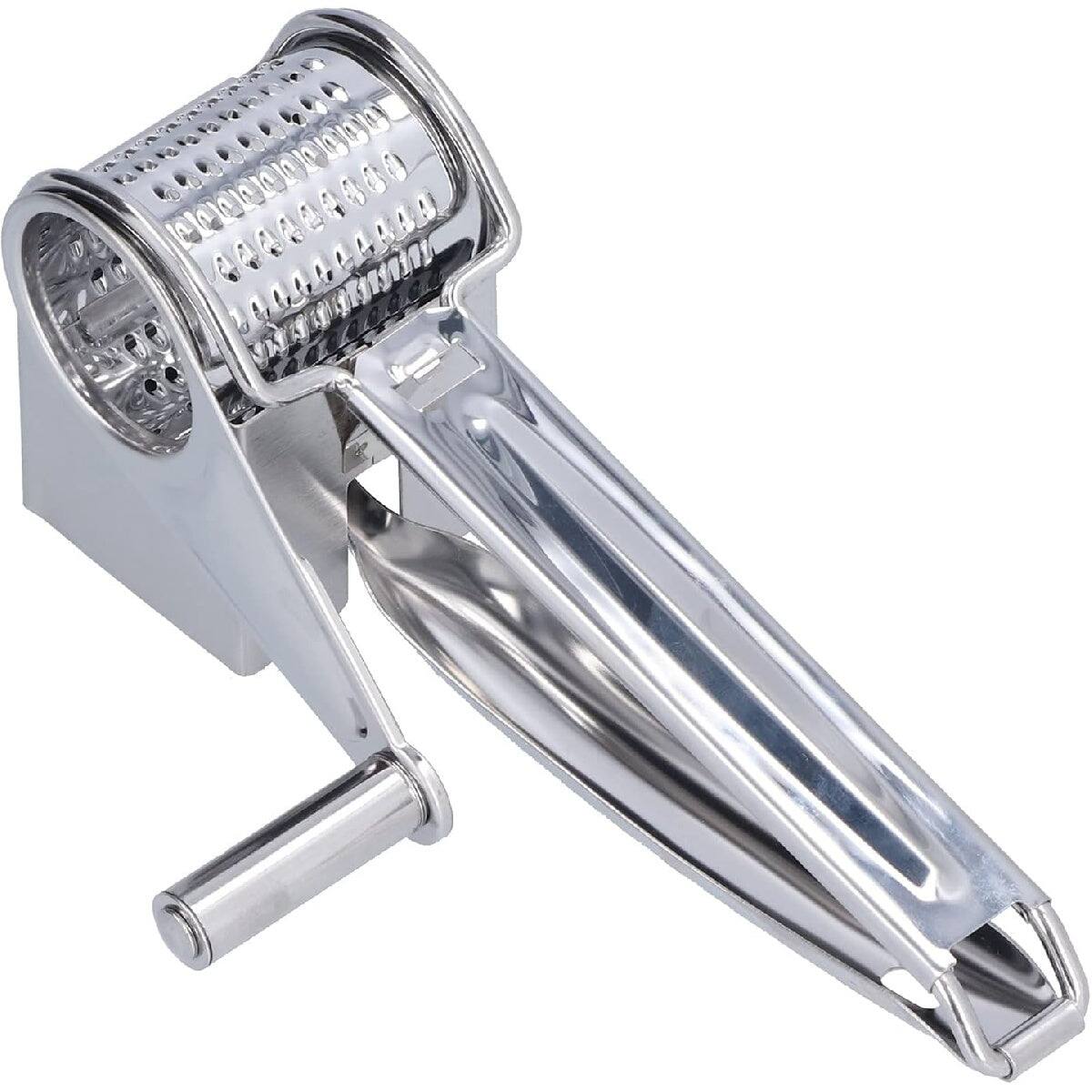 Front. Giantpower - Manual Cheese Grater Stainless Steel - Sliver.
