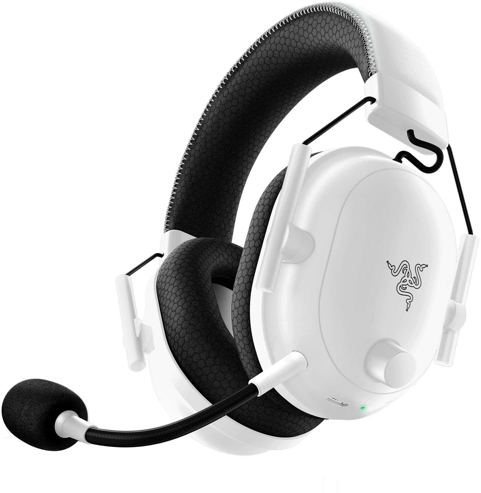 Alt View 18. Razer - BlackShark V2 Pro Wireless Over-the-Ear Gaming Headset for PC, Playstation, and Nintendo Switch - White.