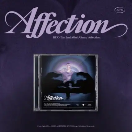 Affection
BE'O The 2nd Mini Album Affection
BE'O
Affection
Copyright 2024. BIGPLANETMADE ENTER Corp. All rights Reserved.