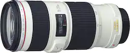 Canon - 70-200mm f/4L EF IS USM - Black