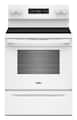 Whirlpool - 30 in. Wide 5 elements 5.3 cu. ft. Electric Range with Air Cooking Technology - White