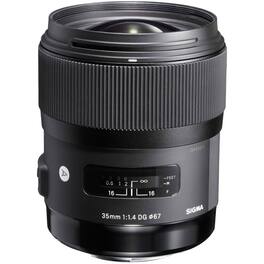 Sigma - 35mm F1.4 ART DG HSM Lens for Pentax - Black