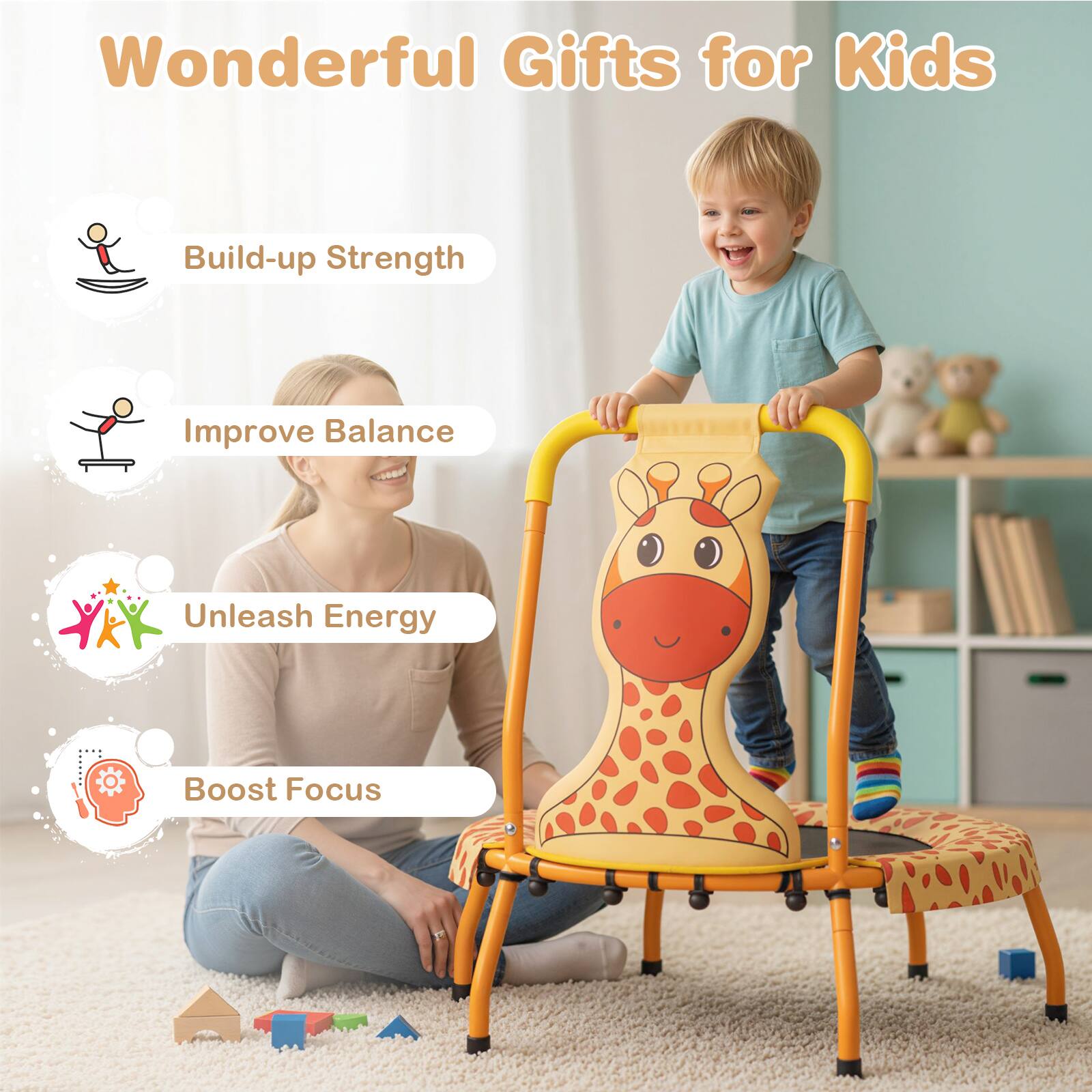 Wonderful Gifts for Kids

- Build-up Strength
- Improve Balance
- Unleash Energy
- Boost Focus