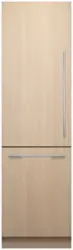 Fisher & Paykel - 12.1 cu. Ft Column Bottom Mount Refrigerator Freezer Panel Ready Ice and Water LH - Custom Panel Ready - Front_Zoom