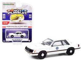 1982 Ford Mustang SSP White "Arizona Department of Public Safety" "Hot Pursuit" Series 39 1/64 Model Car by Greenlight