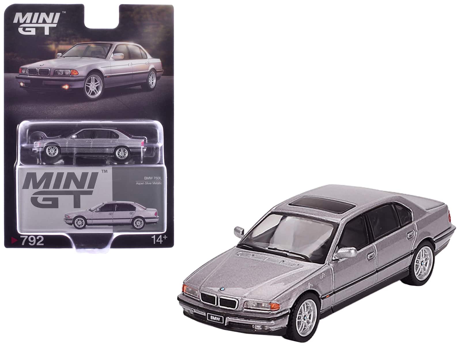 True Scale Miniatures - BMW 750IL Aspen Silver Metallic with Sun Roof Limited Edition 1/64 Diecast Model Car by Mini GT price history on PriceWatchPro