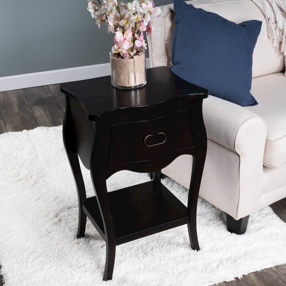 Alt View 6. Butler Specialty - Rochelle 1 Drawer Nightstand - Dark Brown.
