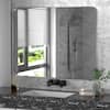 Front. PAIHOME - Classic Stainless Steel Rectangular Wall Mirror - Waterproof and Rustproof Bathroom Mirrors Modern Mirror - Silver-16x24 Inch.