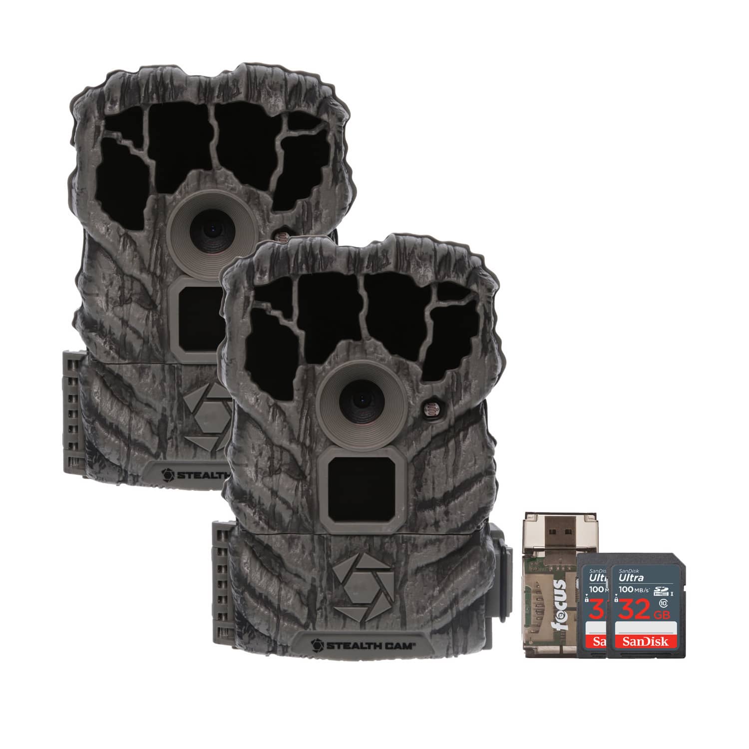 Stealth Cam - Browtine 14MP Trail Camera with Memory Cards and Card Readers