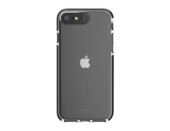 Front. ZAGG - Zagg Gear4 Piccadilly Black Case for iPhone SE (2020)/iPhone 8/7 5G - Black.