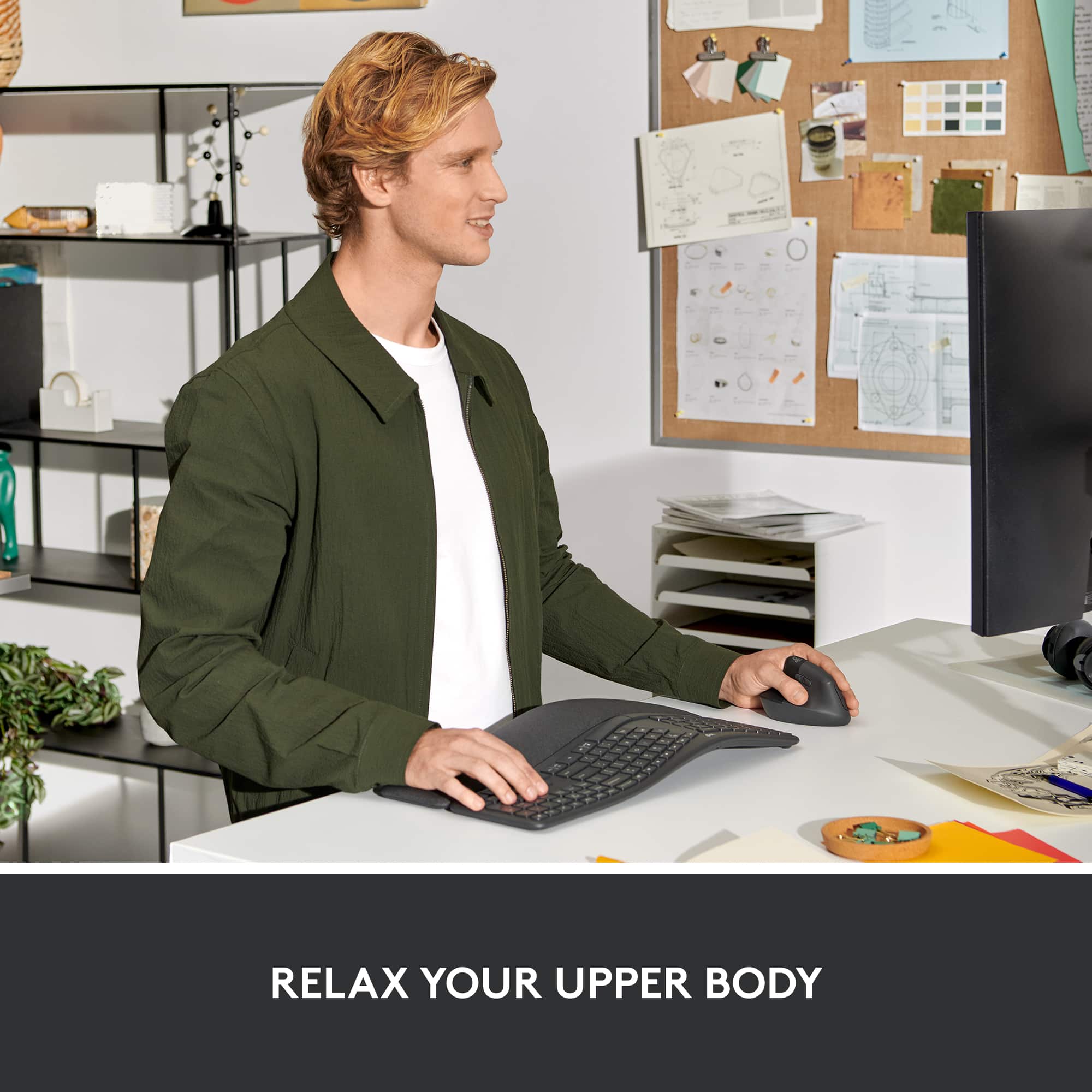 RELAX YOUR UPPER BODY