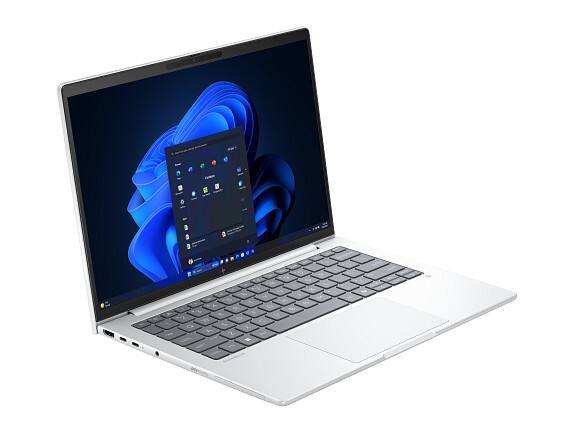 Alt View 1. HP - HP EliteBook Laptop Computer 14" WUXGA Intel Core Ultra 5 16 GB memory;256 GB - Glacier silver aluminium.