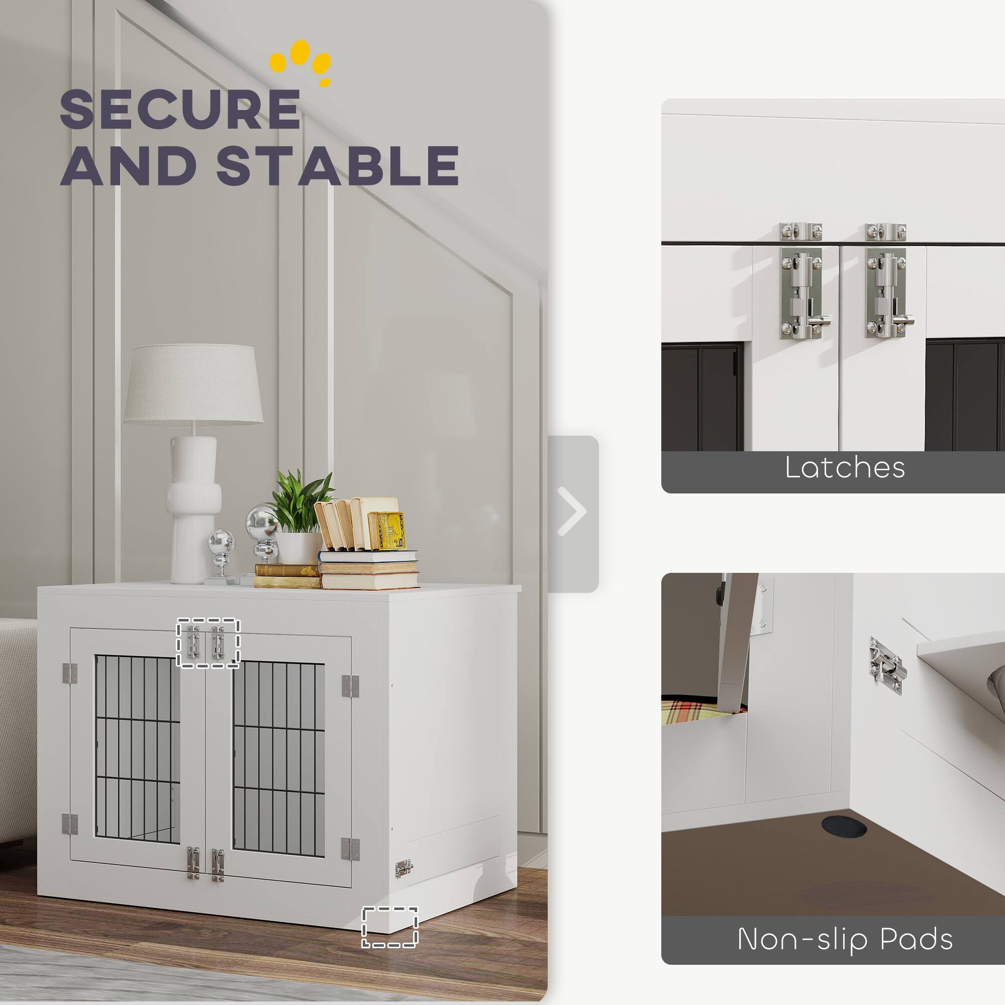 SECURE AND STABLE

Latches

Non-slip Pads