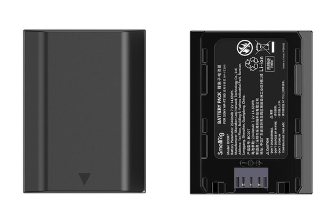 Ltd. Bantian Technology Co. Park PACK 01Z- China BATTERY ANOS 7.2V 7 9. Guangdong. 14.69Wh FOR 2040mAh 7.2V BC007 B007 2040mAh SmallRig Model: Li-ion 91 C DON'T sc.