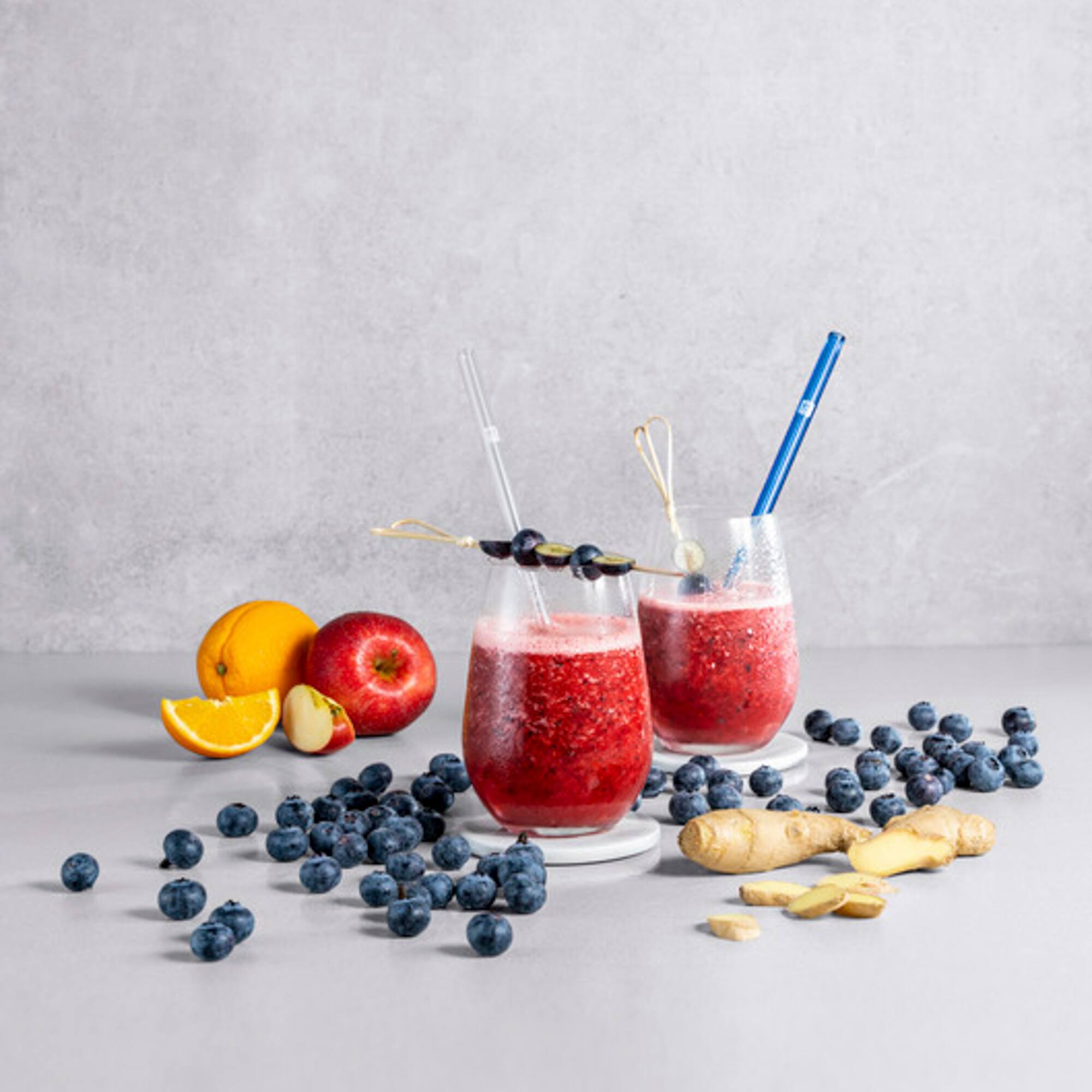 Alt View 4. ZWILLING - ZWILLING Sorrento 5-pc Straight Glass Straw Set - Multi Color - Multi.