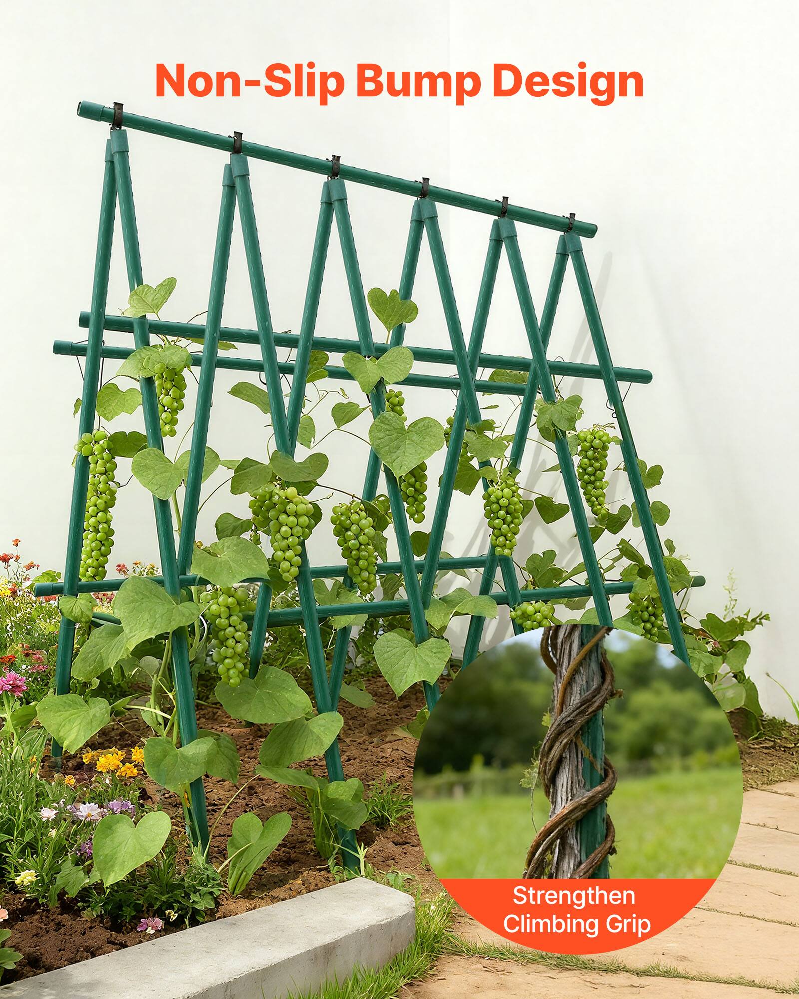 Non-Slip Bump Design  
Strengthen Climbing Grip