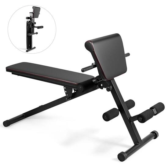 Costway Adjustable Weight Bench Strength Workout Full Body Exercise Black COST01784 Best Buy