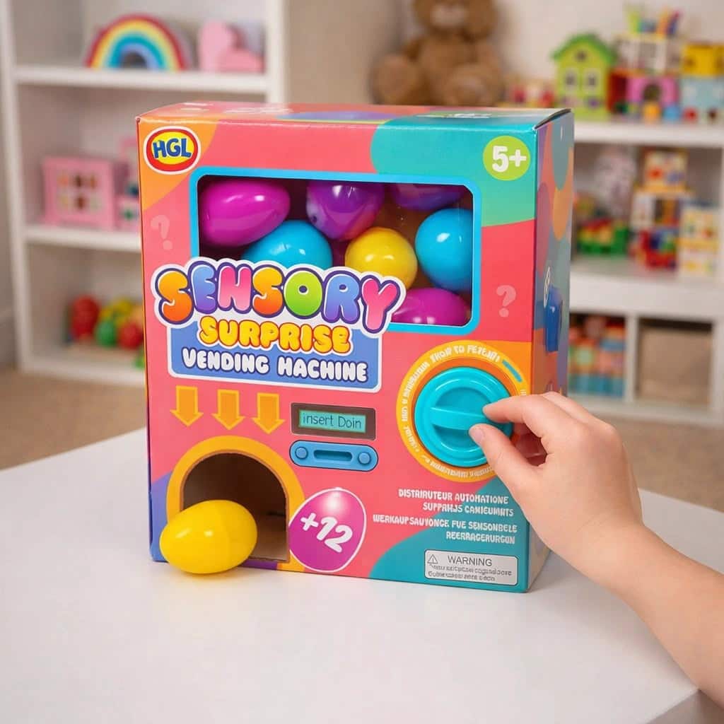 One For Fun - Sensory Surprise Vending Machine, 12 Surprise Eggs with Mochi Squishies and Fidget Toys - Multicolor price history on PriceWatchPro