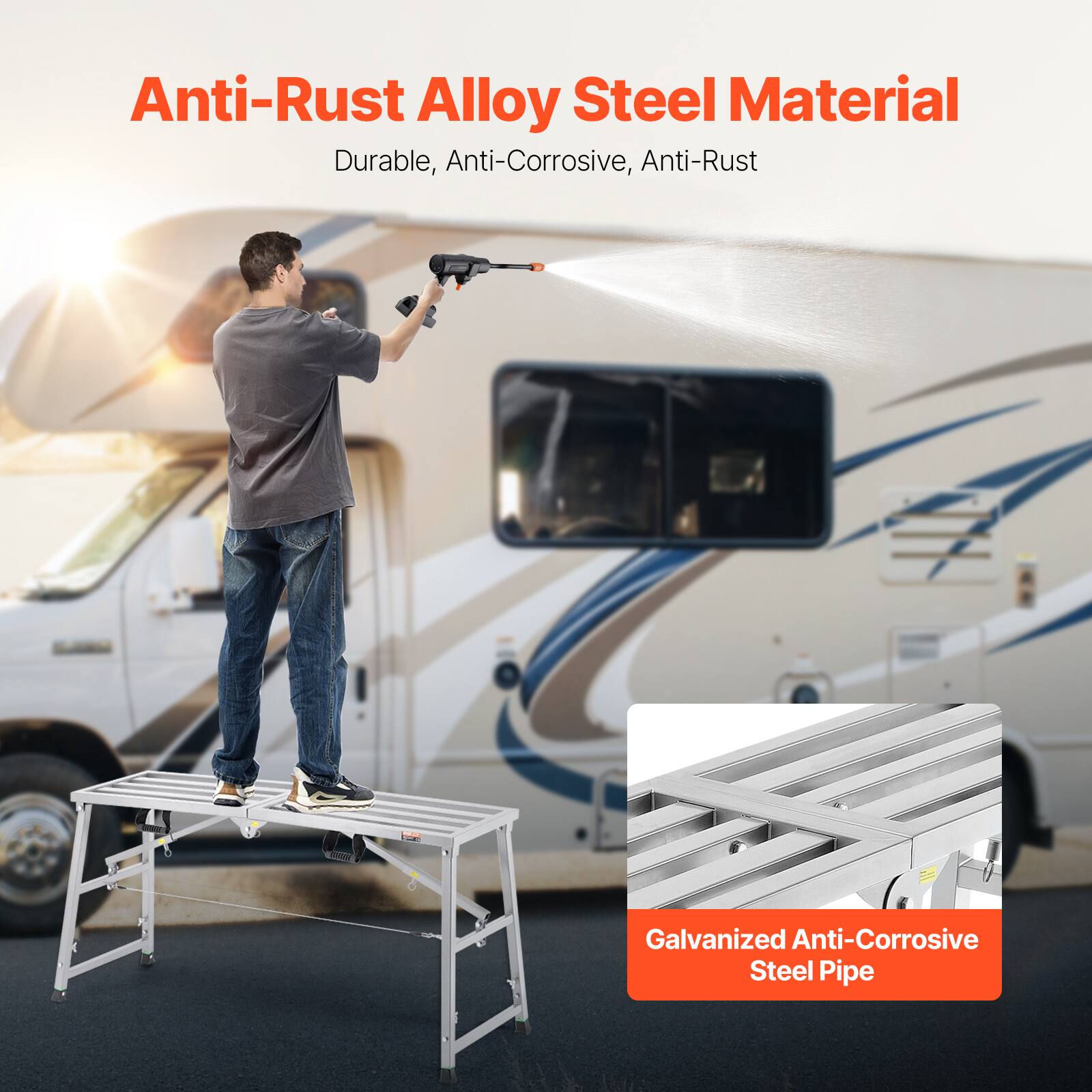 Anti-Rust Alloy Steel Material  
Durable, Anti-Corrosive, Anti-Rust  

Galvanized Anti-Corrosive Steel Pipe